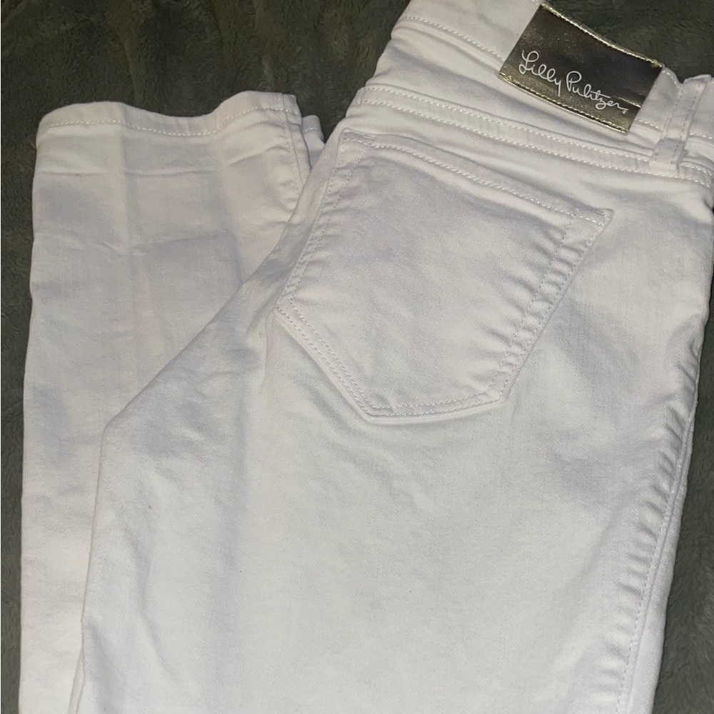 Lilly Pulitzer White Skinny Jeans - Picture 5 of 8